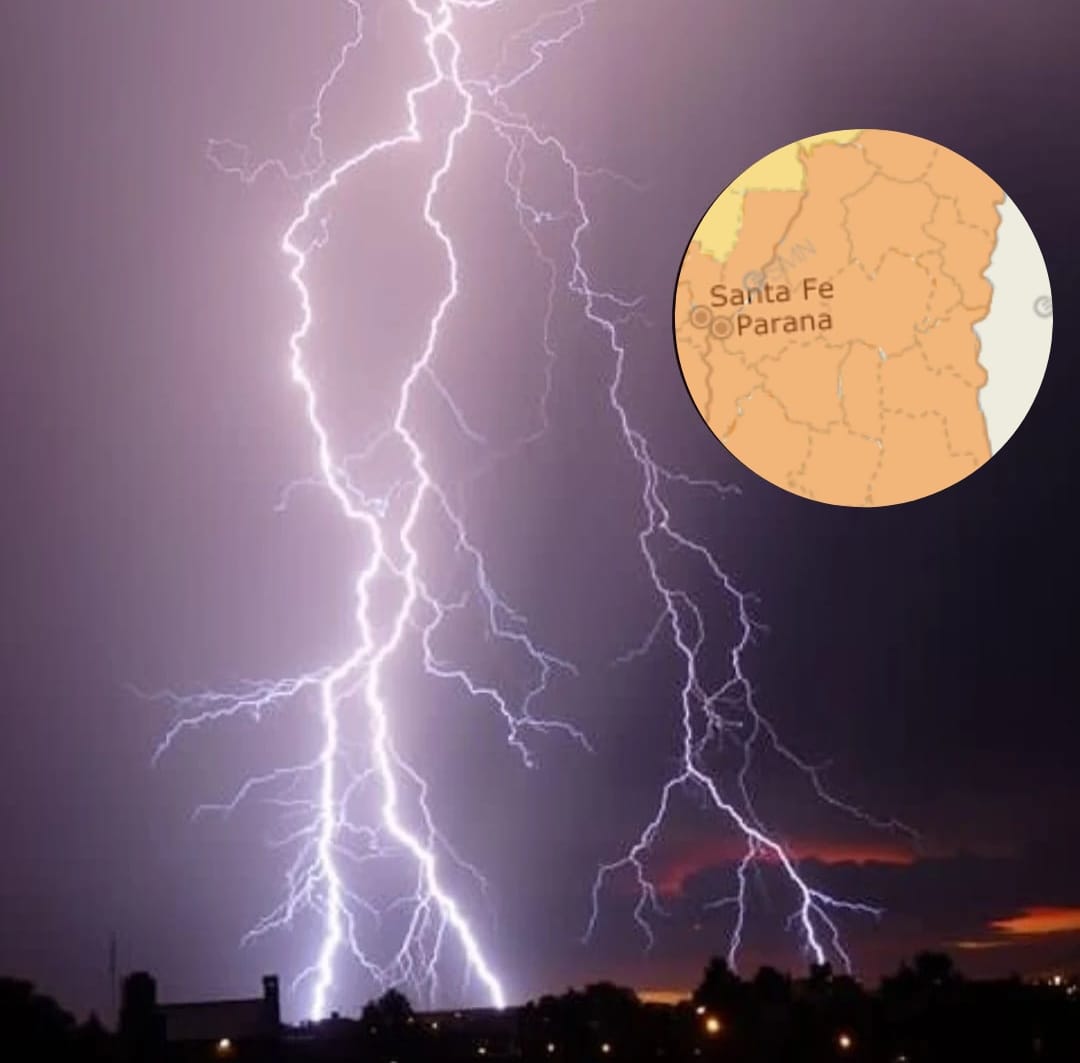 La Paz bajo alerta naranja por tormentas